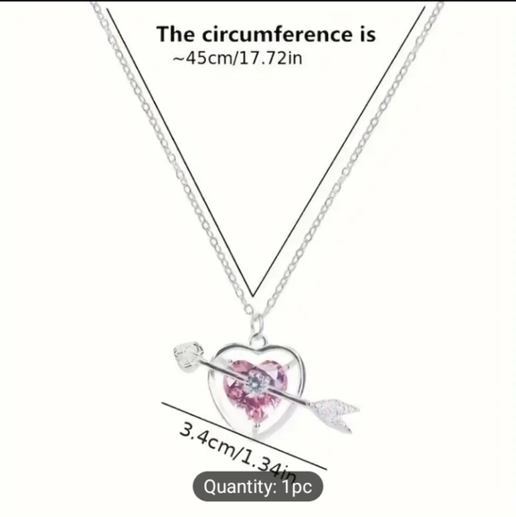 Heart & Arrow necklace - Picture 4 of 5